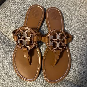 Tori Burch Metal Miller Soft Sandal